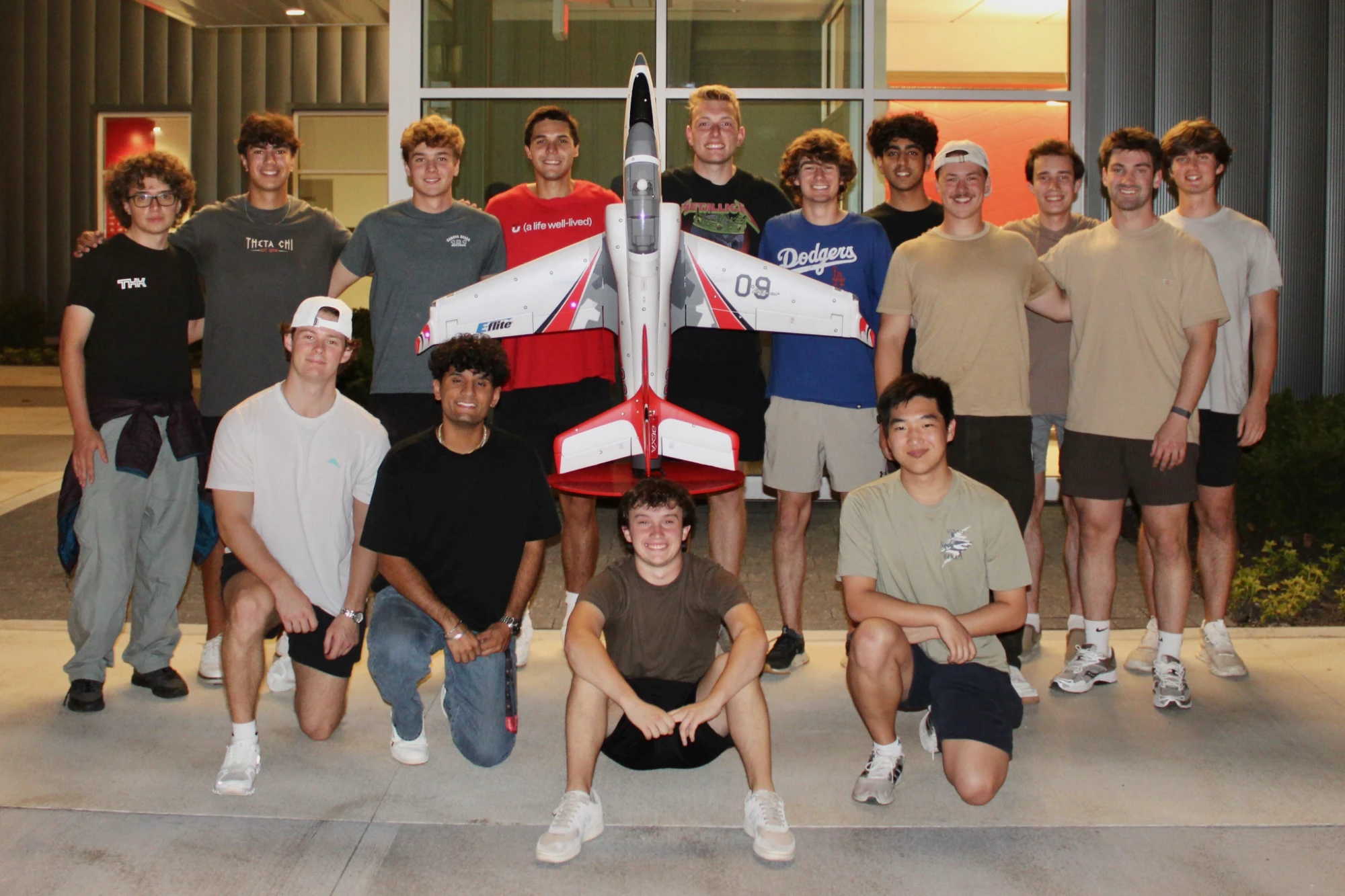 The BExA team with the EDF jet